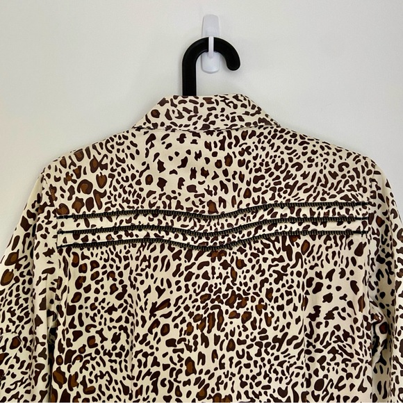Vintage // leopard zip-up dress - Picture 7 of 8